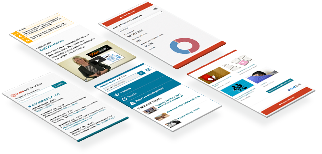 SCAMwatch, Product Safety and Recalls website