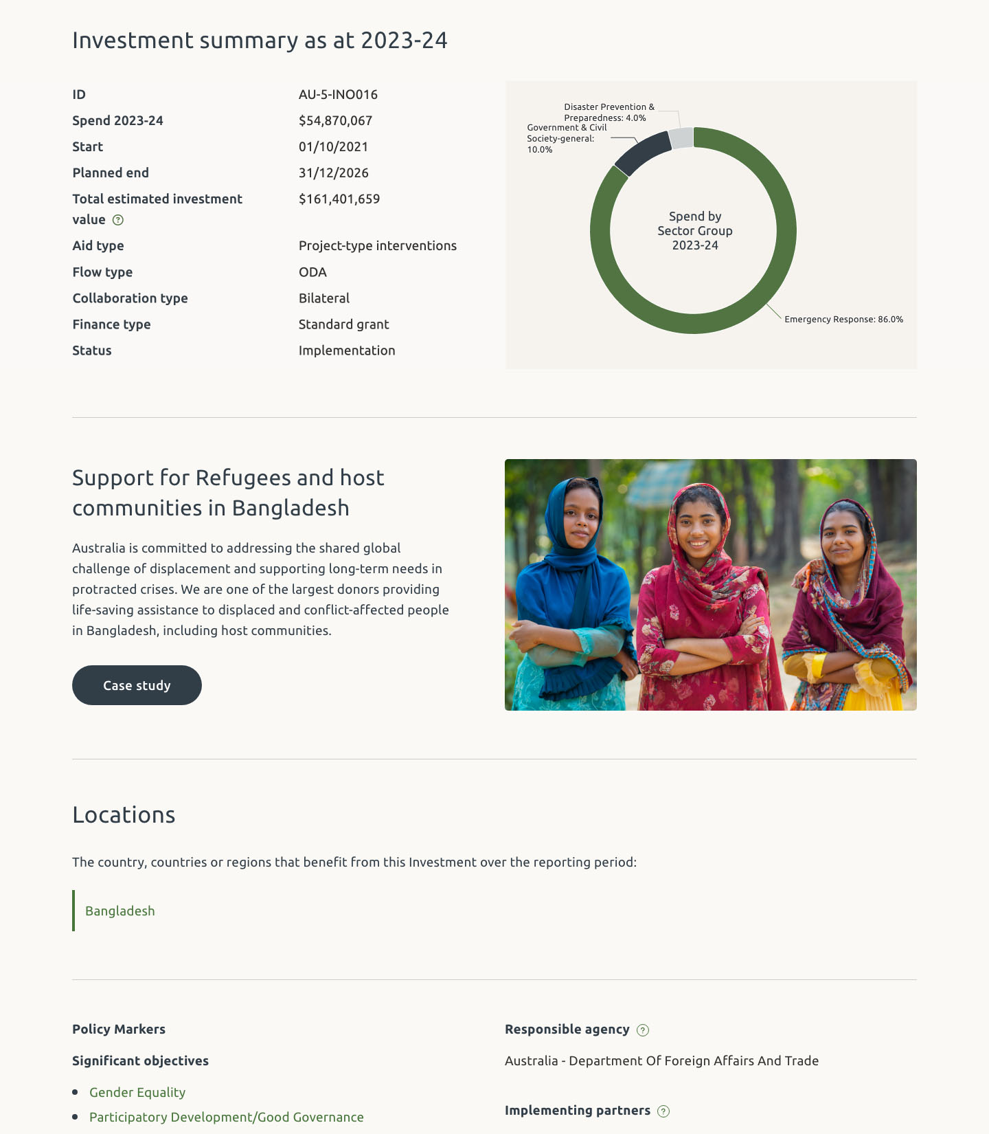 AusDev Portal website