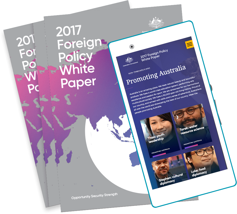 Foreign Policy White Paper website