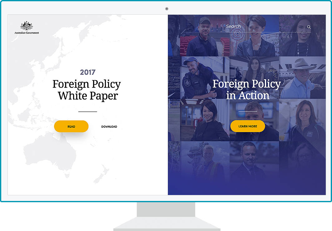 Foreign Policy White Paper website