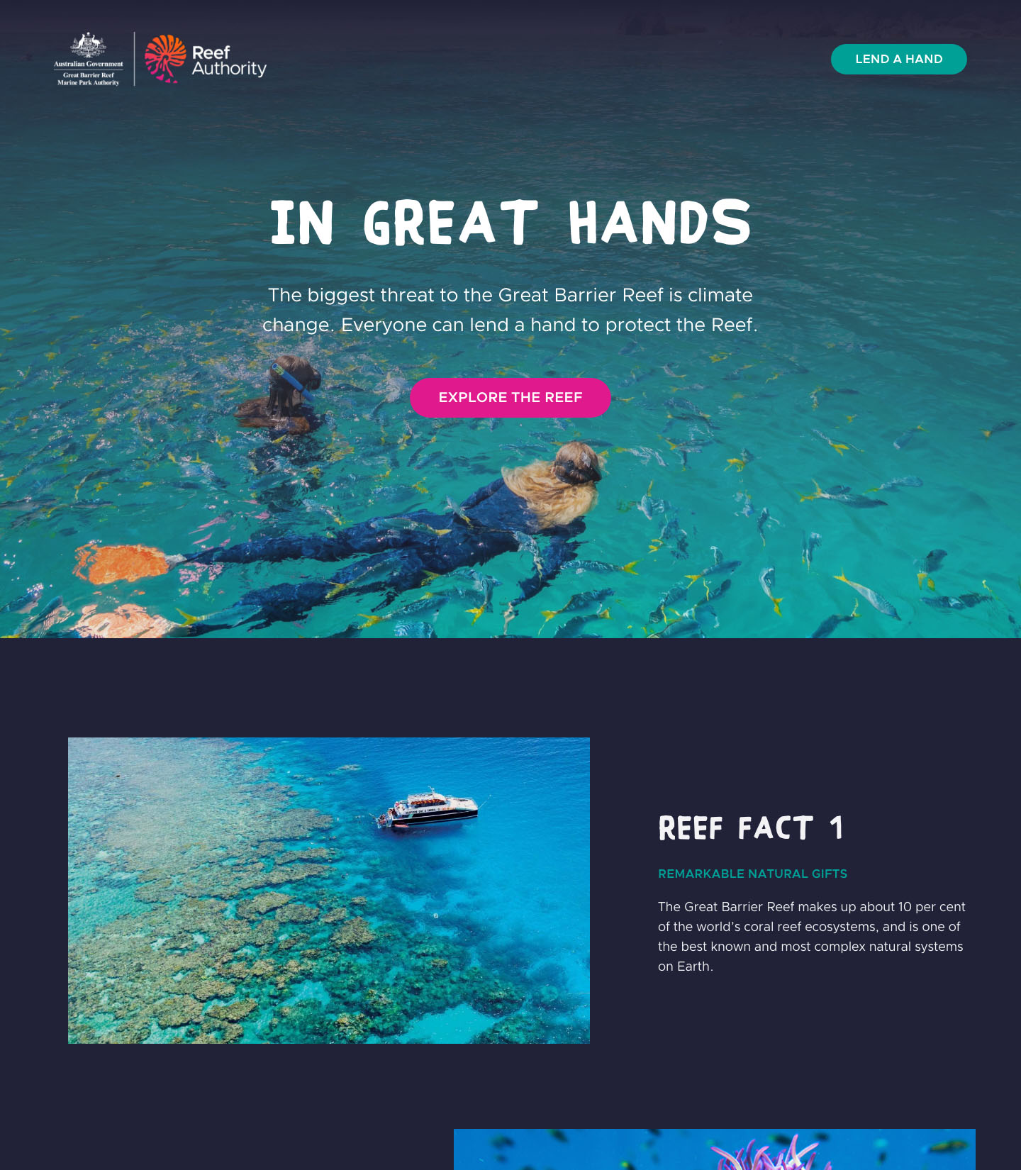 Great Barrier Reef Marine Park Authority website