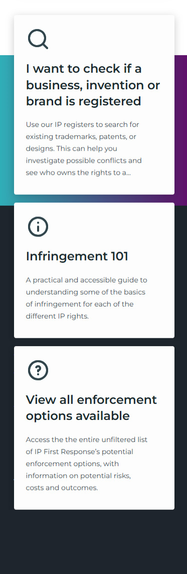IP First Response website