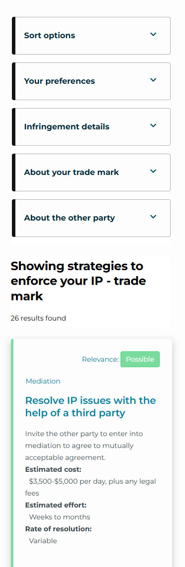 IP First Response website