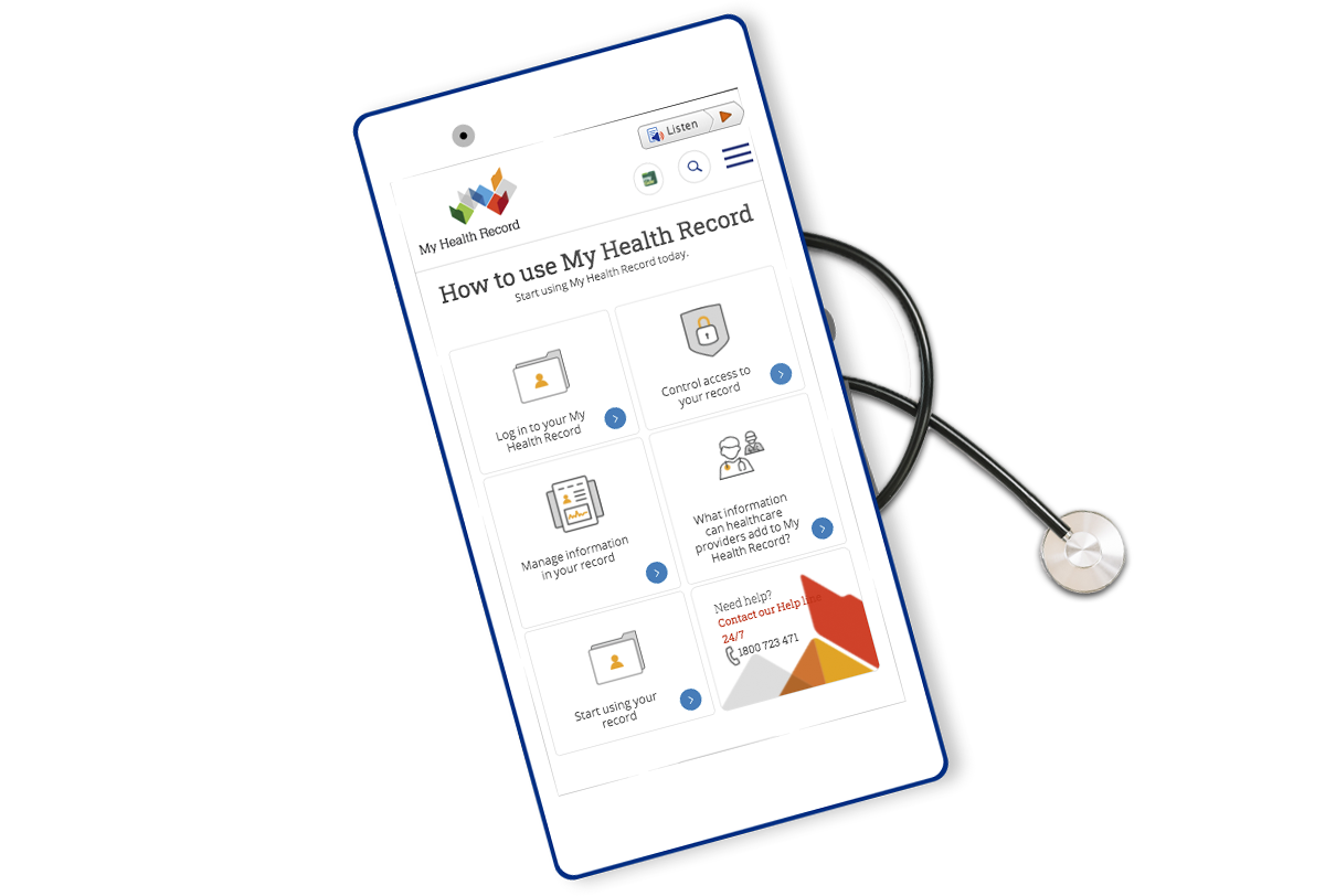 My Health Record website