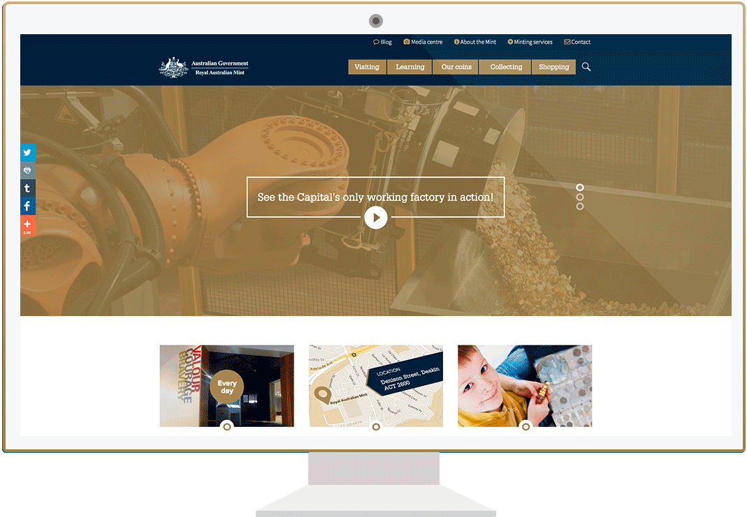 Royal Australian Mint website