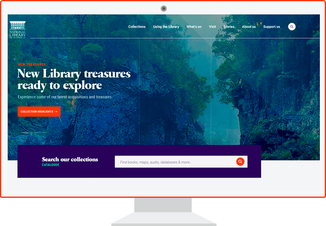 National Library of Australia website